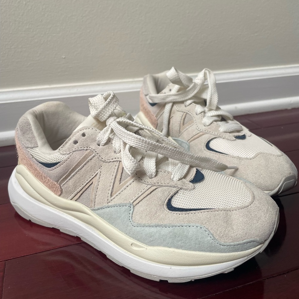 New Balance 57/40 Sea Salt and Vintage Rose